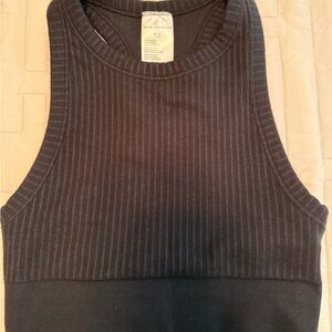 Good American Black Knit Top